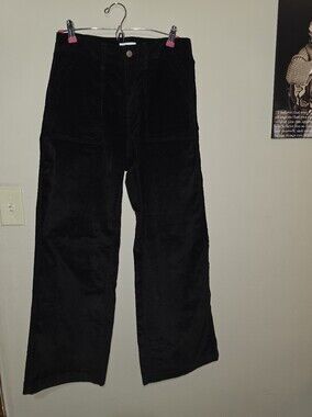 SONOMA Black Corduroy Front-Button Pants